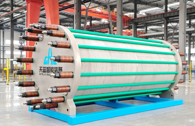 年產1GW！龍蟠科技首臺套1000標方制氫電解槽設備下線！